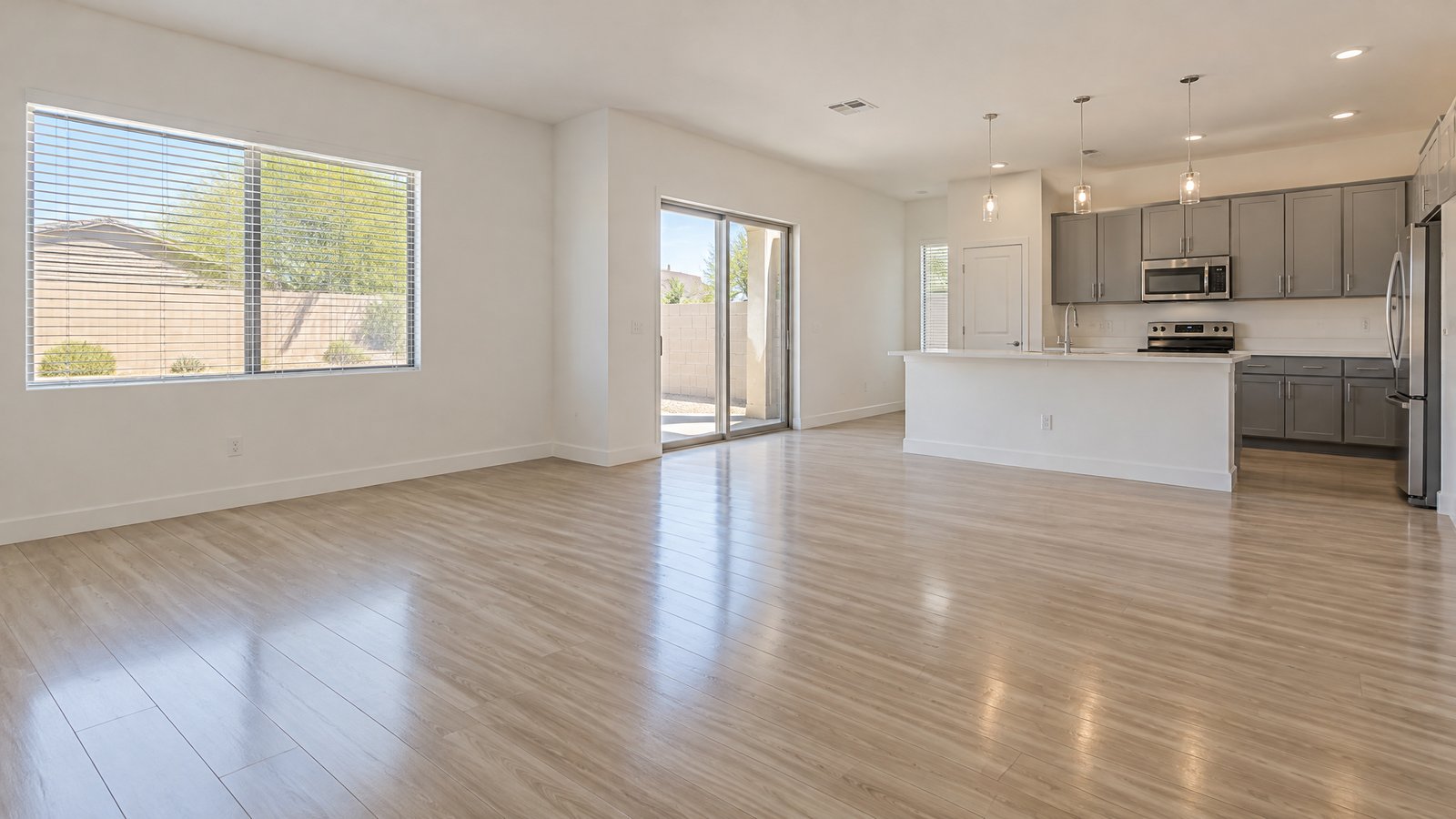 Empty clean apartment ready for move-out inspection